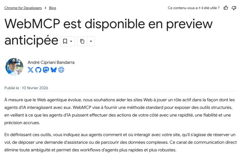 WebMCP et SEO pour les agents IA